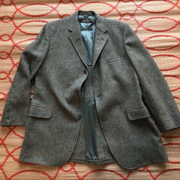VINTAGE Brooks Brothers Herringbone Tweed blazer